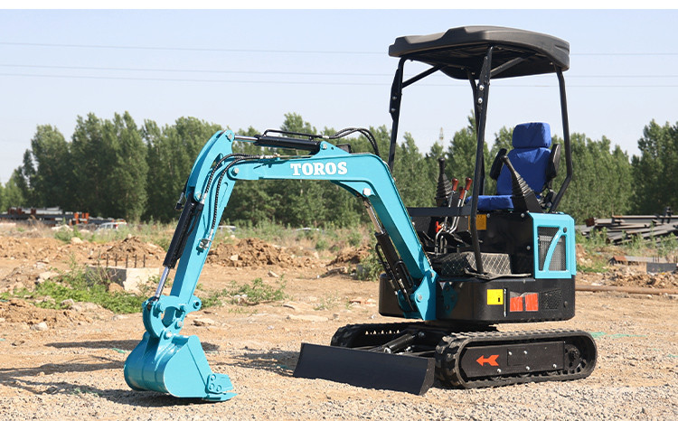 19KW Toros Mini Excavator Hydraulic 1.5 Ton Mini Digger Home Use