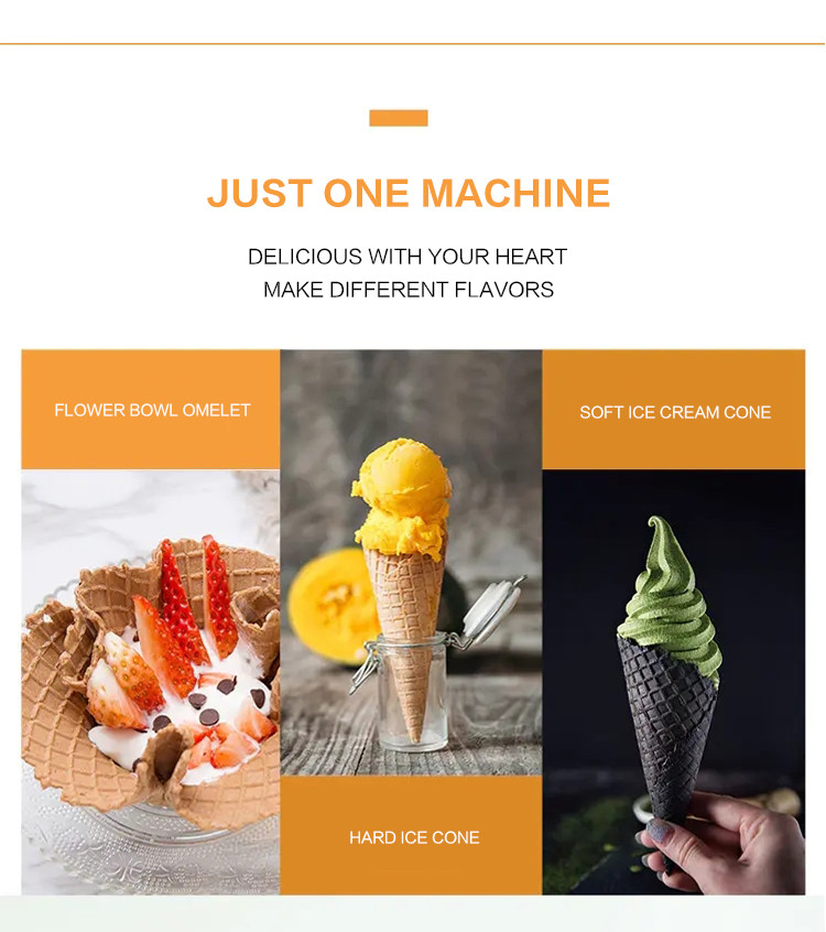 CE Industrial Cone Machine With One Year Warranty