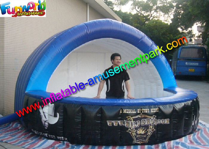 Blue Inflatable Bar Counter Party Tent rentals PVC Tarpaulin Material