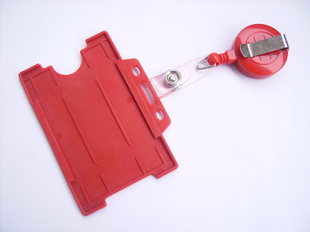 Azo Free Yoyo Id Card Holder , Retractable Badge Reels For Work Cards