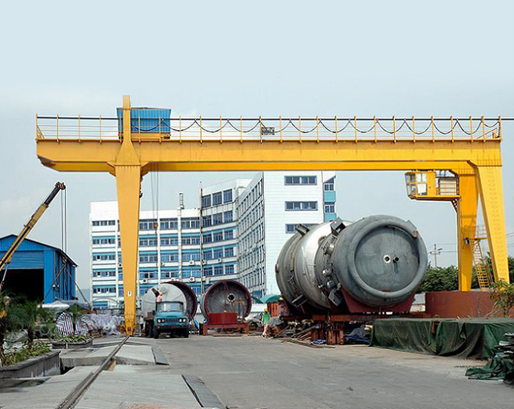 Span 35m 50 Ton Rmg Double Girder Gantry Crane Rail Mounted Quay Crane