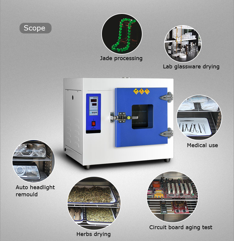 Force Laboratory Hot Air Oven Circulating Temperature Hot Air Drying Chamber 300C