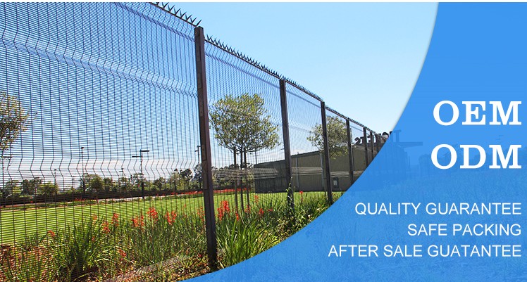 358 security wire fence panels powder coated orange & black mesh 76.20mm x 12.70mm with 4 v fold
