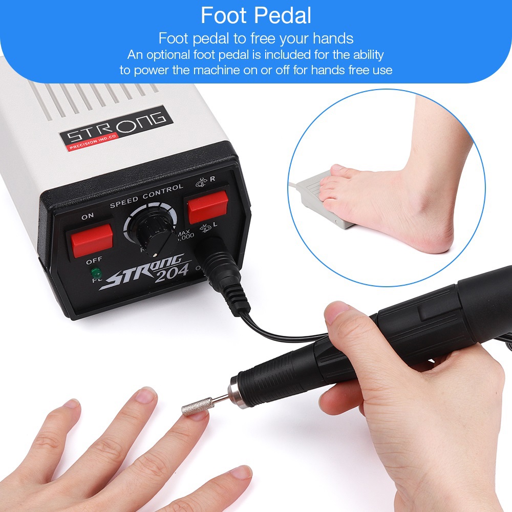 65W Table Top Grinder Polisher Drill With 102L Electric Micro Motor 35000rpm