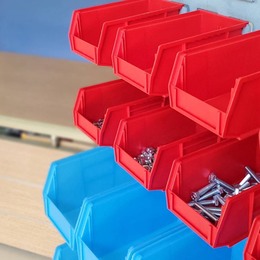 Shoe Toy Stackable Plastic Storage Bins For Warehouse Tool Spares