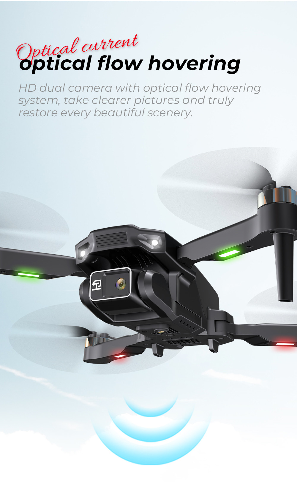 H16 Mini RC Drone HD Camera Wifi Fpv Brushless Foldable Quadcopter Professional Drones Toys for Children 14Y+