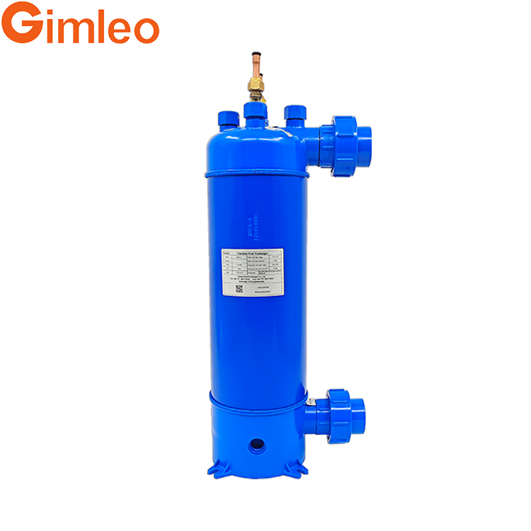 Titanium Spiral Tube Coil Heat Exchanger , Swimming Pool Heat Pump Heat Exchanger MHTA-5