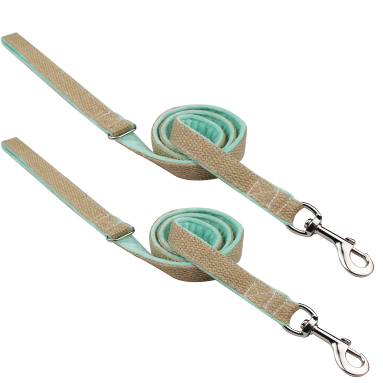 Nature Hemp Pet Dog Leash , Hemp Dog Collar Leash All Seasons