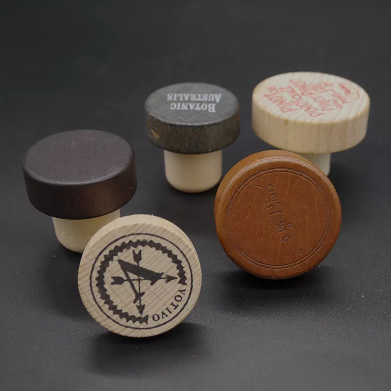 Aluminum Plastic Whiskey Gin Vodka Cap with Custom Color Bottle Stopper and T Cork
