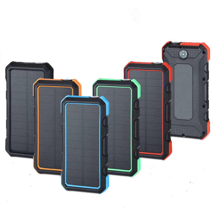 Wireless Fast Charging Portable Solar Power Bank 10000mAh 20000mAh 30000mAh