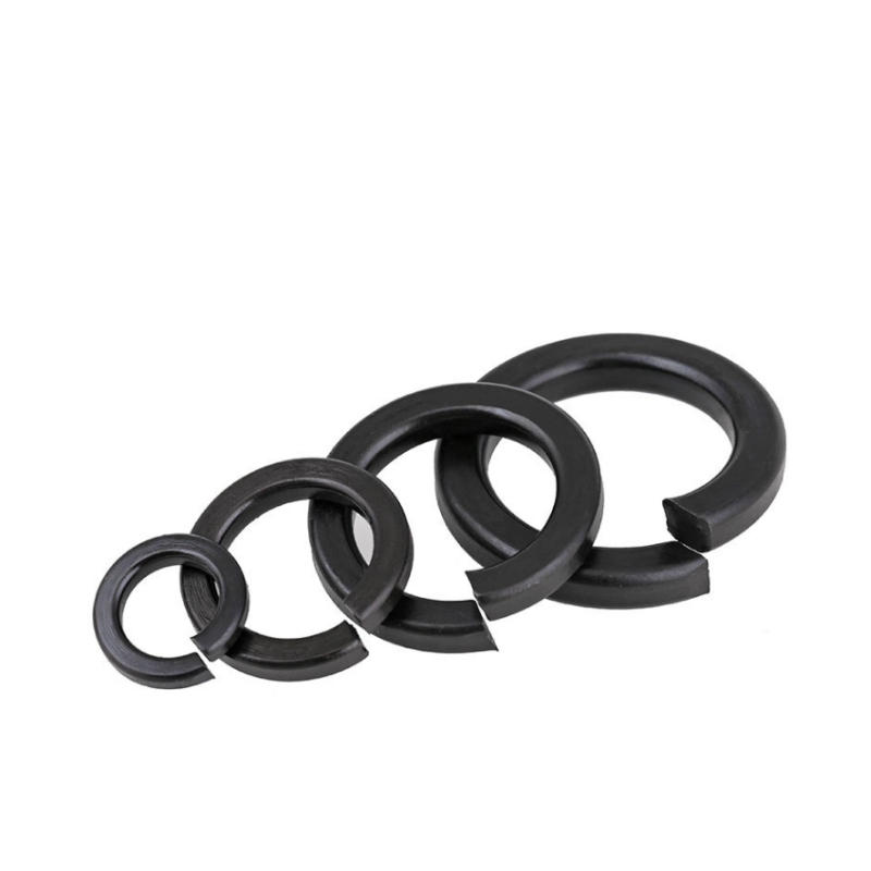 Spring Lock Washer M3 M4 M5 M6 M8 M10 M12 M16 M20 M24 M27 M30 Black Grade 8.8 Carbon Steel