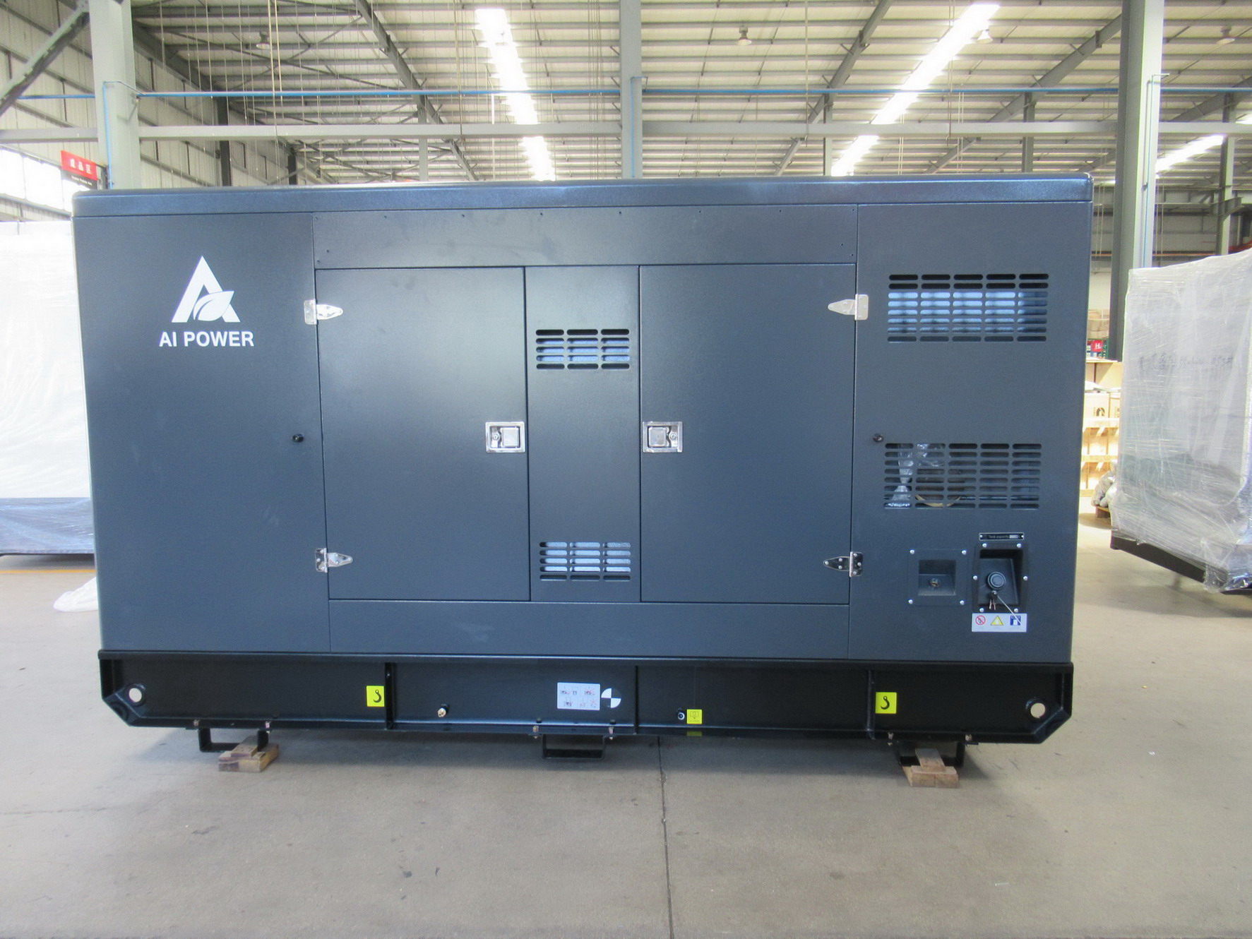 Industrial 300 Kva Portable Natural Gas Generator Set Doosan For Home 600A