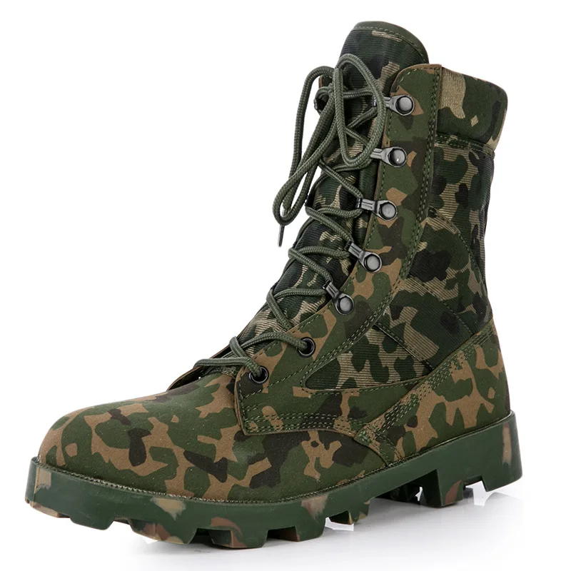 Patent Mens Leather Combat Boots Black Tan Brown Oxford Tactical Outdoor Climbing