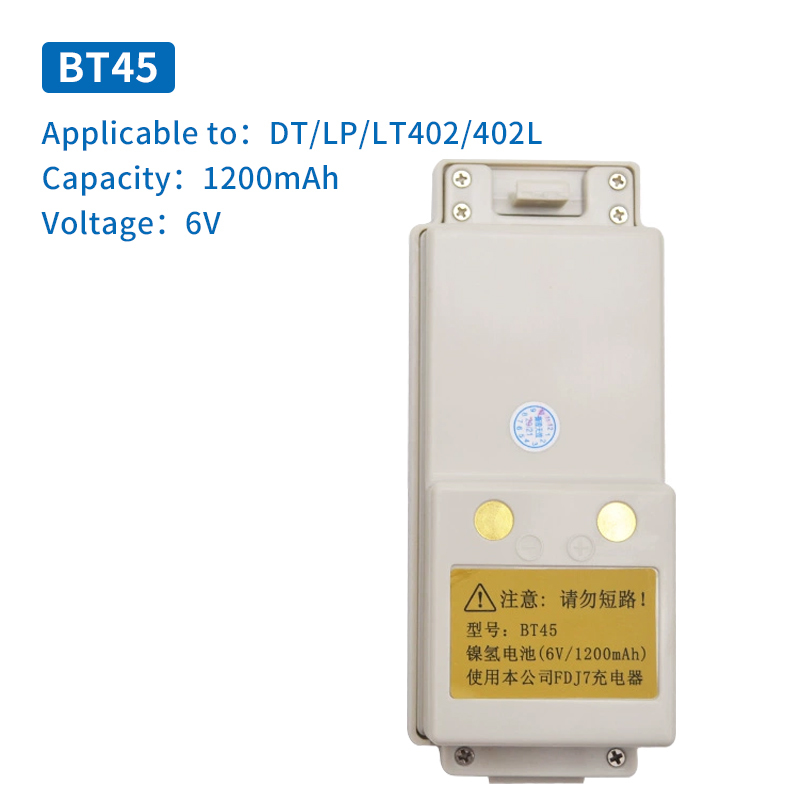 Li-ion Battery BT45 for Foif Total Station Rechargeable Battery DT402L/LT402L/632 Genworth Electric Warp 6V