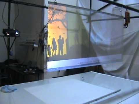 Clear Plastic Holographic Projection Film For Concert Exhibition and Family
