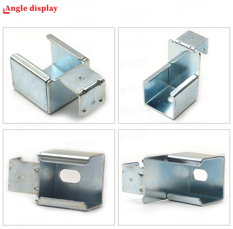 Zin Plating Metal Roller Track Hardware Mounting Bracket For Joint Pipe System
