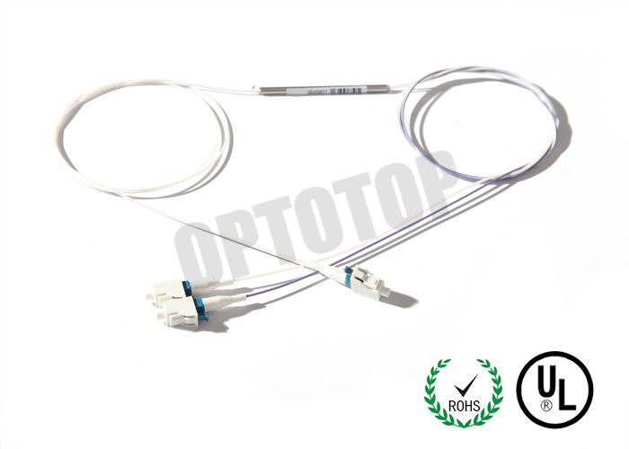 LC UPC Multimode Fiber Optic Cable / Optical Fiber Couplers Splitter 0.9mm