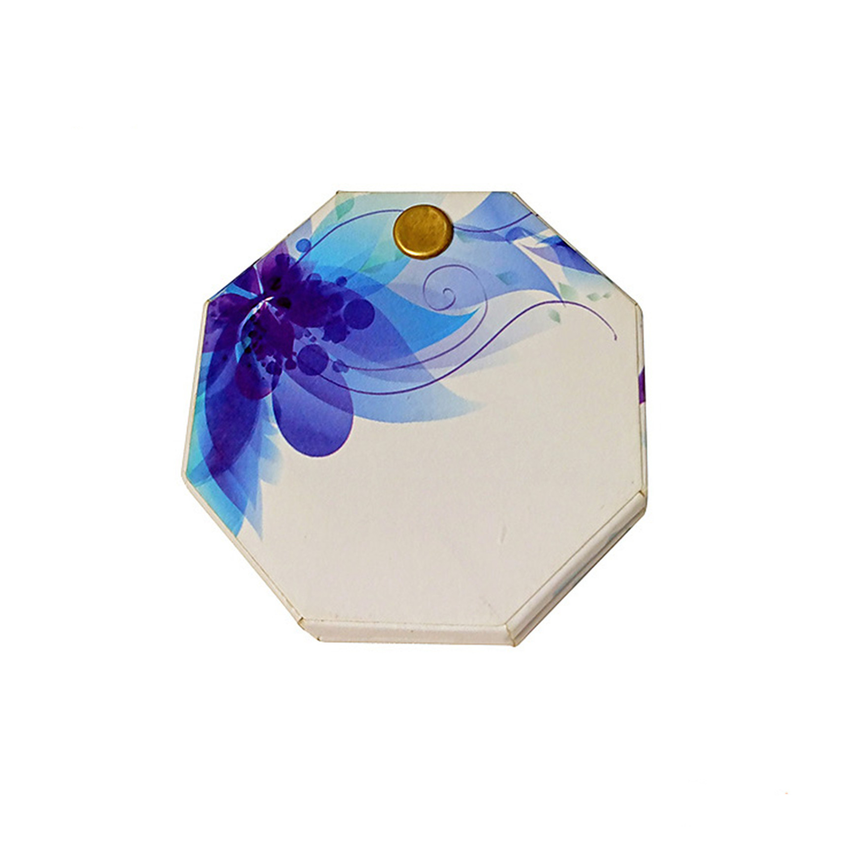 Recyclable Octagonal Small Chipboard Gift Boxes Pan Packaging Case 1 Color