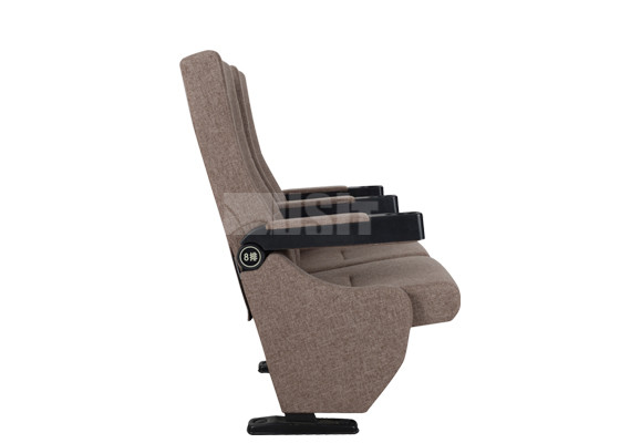 IMAX Luxury Swing Back Commercial Cinema Seats , Movie Theater Chairs Retractable Cup Holder