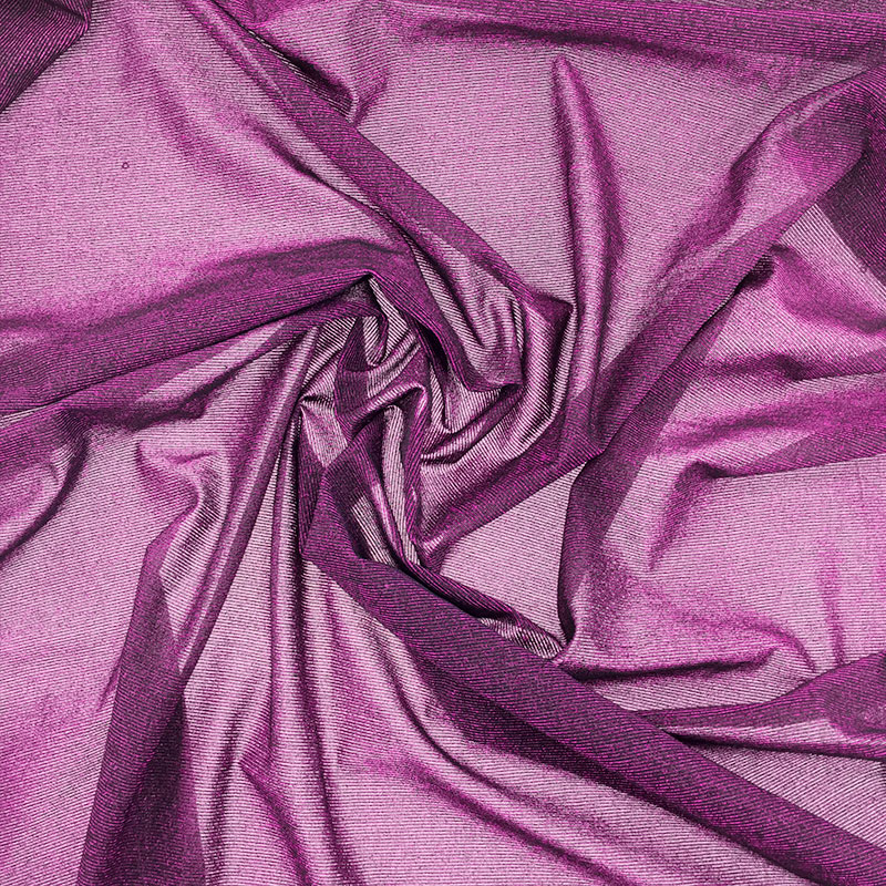 Striped Elastane Metallic Sequin Fabric 110-150gsm Lurex Jersey Fabric For Skirt