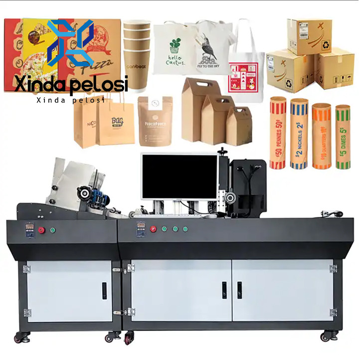 Single Pass Digital Pouch Printing Machine For Paper Cup High Productivity