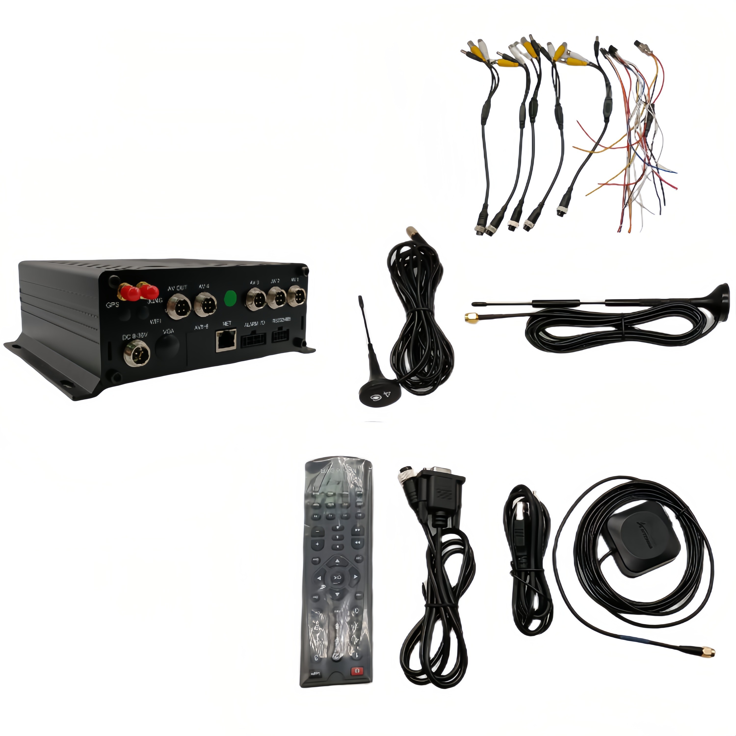 MDVR With GPS 3G 4G WIFI For Bus Truck Logistic 8 Channel Vehicle HDD Mobile DVR