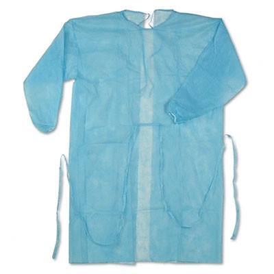 SMS Disposable Isolation Gowns with Knitted Wrists For Operation Room
