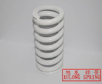 white plating customized elevator compression springs