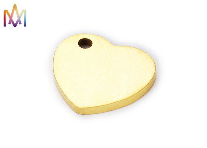 SS304 Engraved Heart Charm