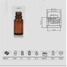 Buy cheap Lidded Pharmaceutical Amber Glass Bottle , 30ML Practical Medical Glass Vials from wholesalers