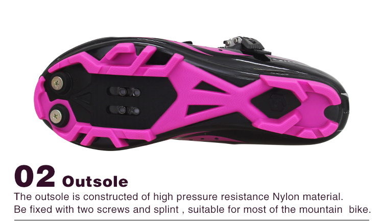 Self Locking Ladies Cycle Touring Shoes , Womens Mountain Bike Cycling Shoes