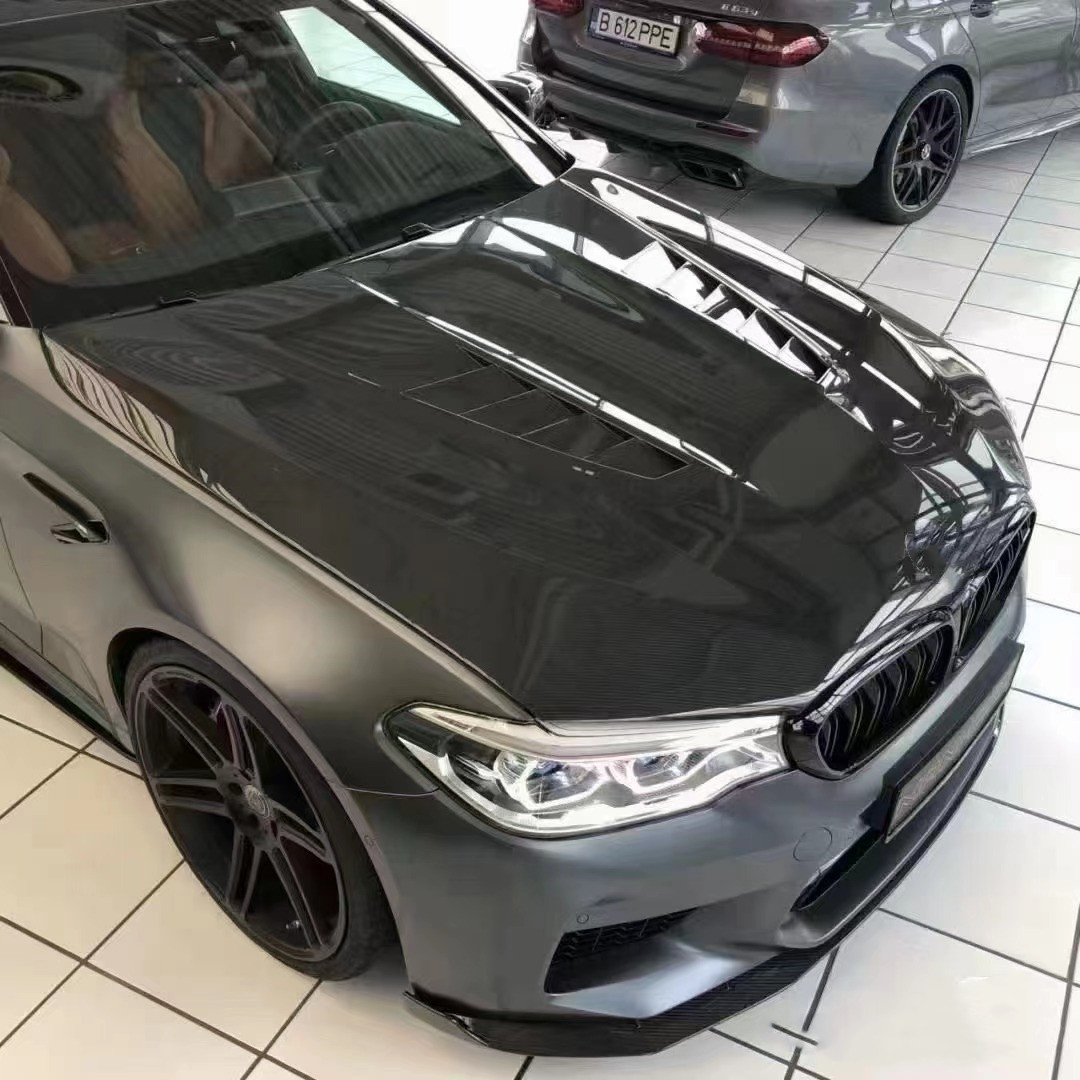 For BMW 5 Series G30 G38 F90 Carbon Fiber Machine Cover G30 G38 F90 Dry Carbon Fiber Engine Hatch Cover