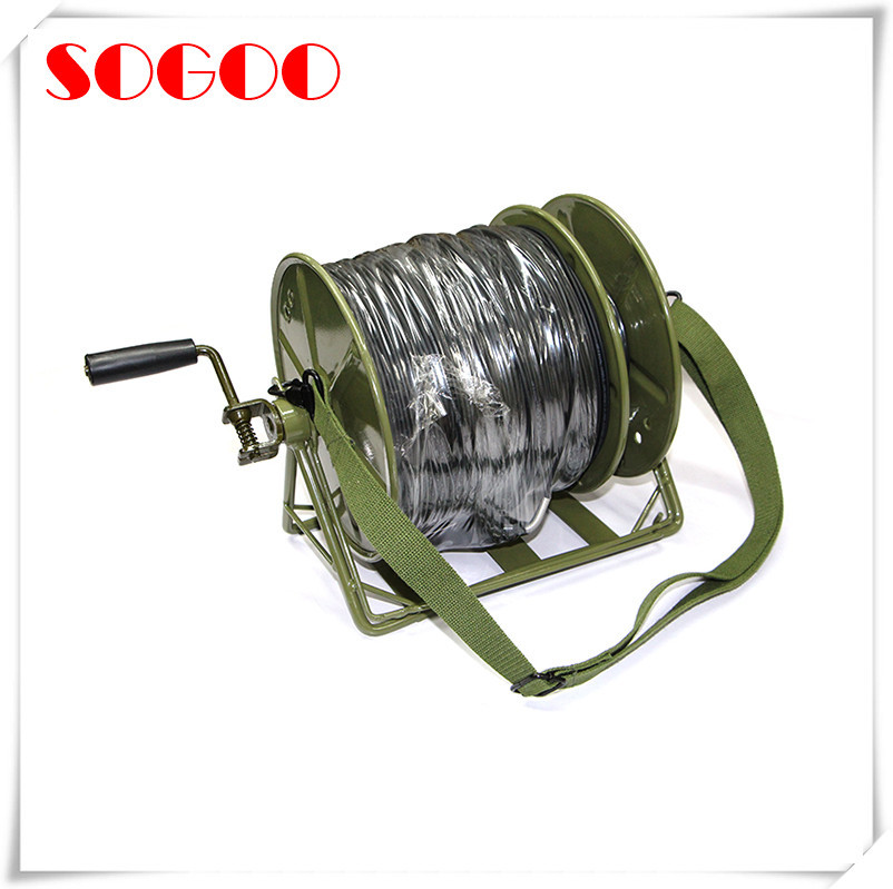 5.0mm Diameter Outdoor Fiber Patch Cable Armored Fiber Optic Cable Black Color