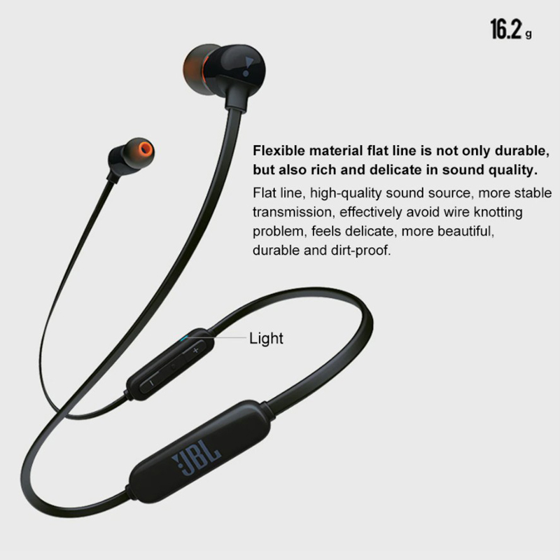 TUNE 110BT Colorful Display Earphones Wireless Sport Headphones Earbuds Led Battery Indicator Earbuds