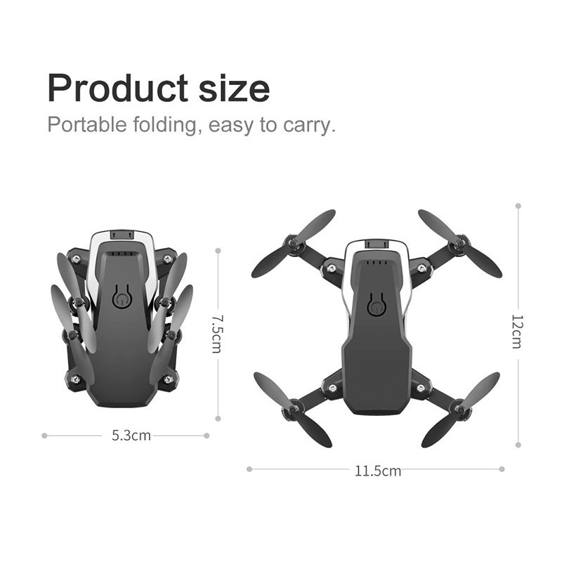 600mAh 4K HD Altitude Hold Headless FPV RC Drones