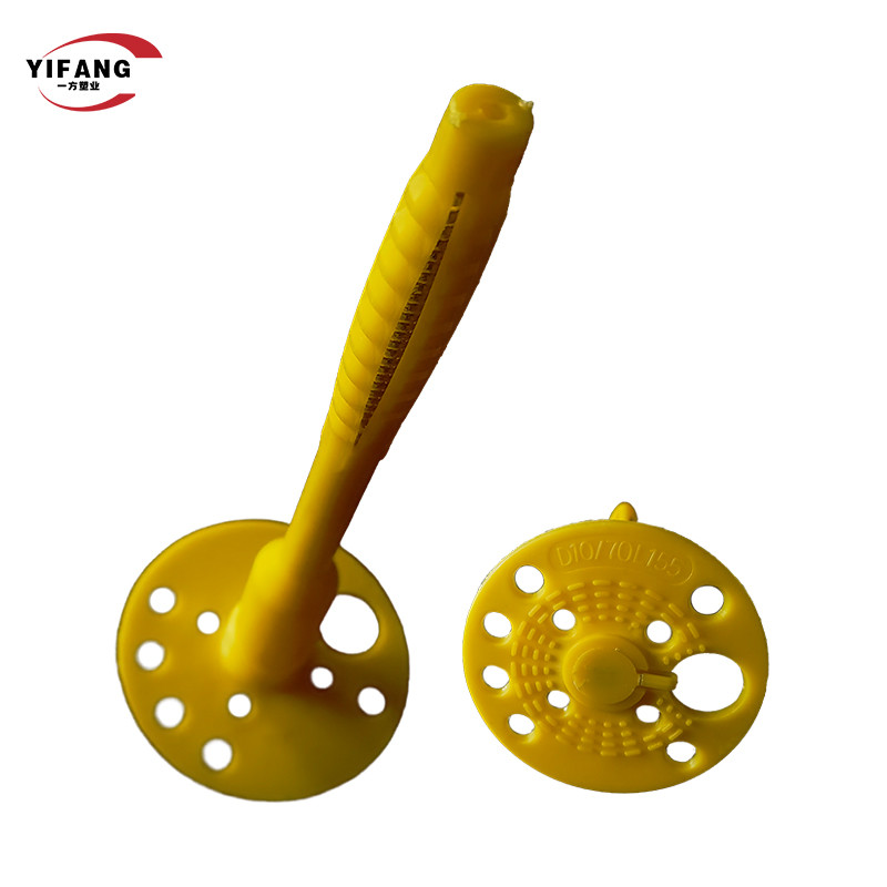 Plastic Insulation Fixing Anchors For Fastening Foam Polystyrene And Mineral Wool Insulation Products To Buildings