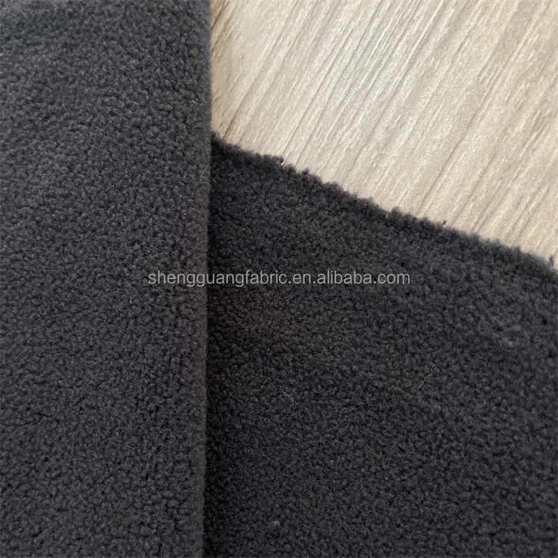 100% Polyester Polar Fleece Fabric Super Soft Knit Double Side Brushed Anti Pilling