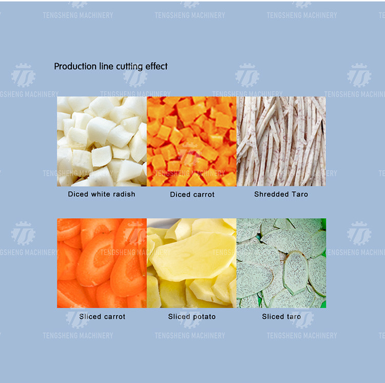 0.75KW 0.8 Tons / Hours Vegetable And Fruit Washing Machine