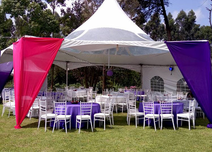 Transparent Wedding 8m Pagoda Party Tent For Dining Reception