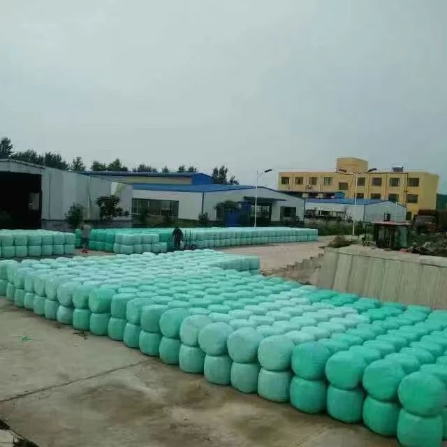 Stretch film hay wheat straw silage bundle bale wrapping machine grass baler machine with factory price