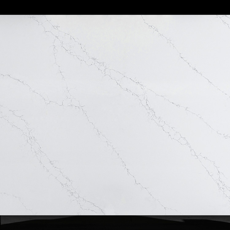 Calacatta White Quartz Countertops Slab Quartz Stone Slab 3200*1600mm For Counter Tops