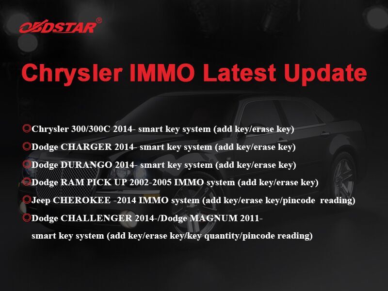  OBDSTAR X300 DP Plus X300 PAD2 Update