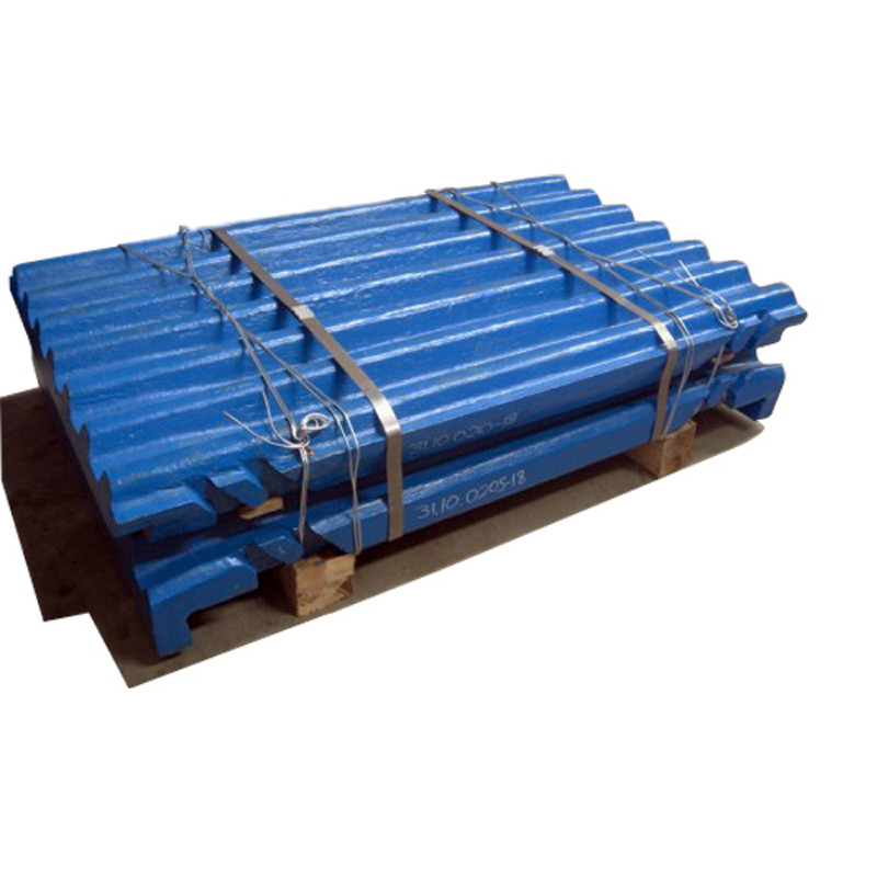 JM CJ Series manganese jaw liners jaw crusher plates jaw crusher spares Mn13Cr2 Mn18Cr2