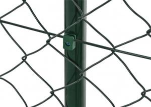 China 1.8m Chain Link Fence Construction Farm Protection Pvc Coated on sale