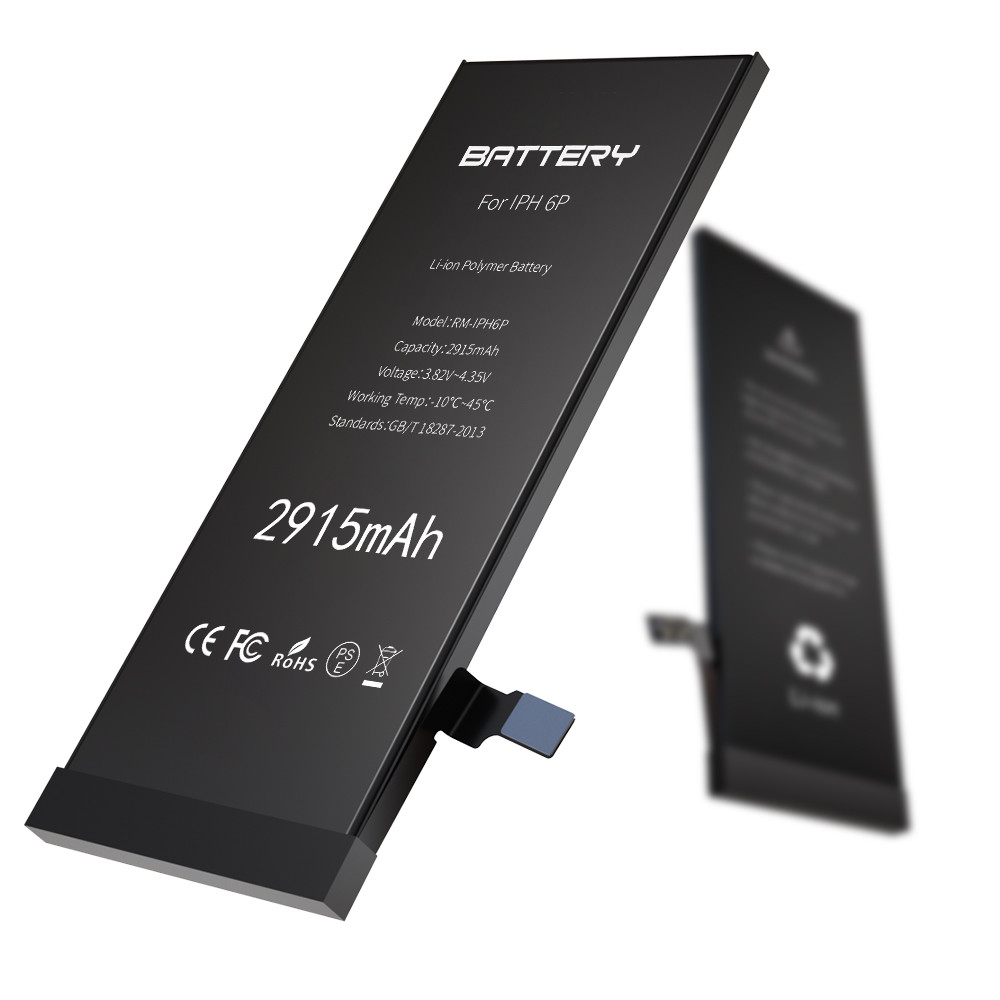 High Quality polymer 0 cycle 3.82v 2915mAh battery for iphone 6 plus battery