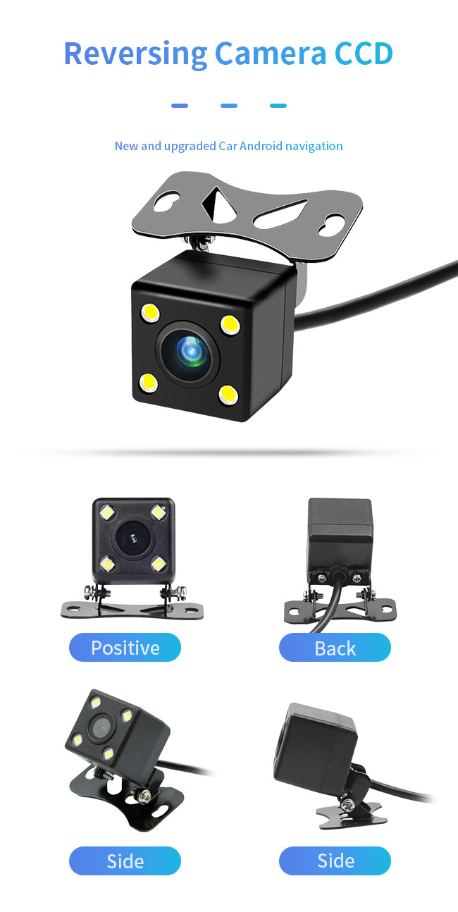 HD Reverse Parking Camera 170 Degree Large Angle Video Dashcam Reversing Camera CCD
