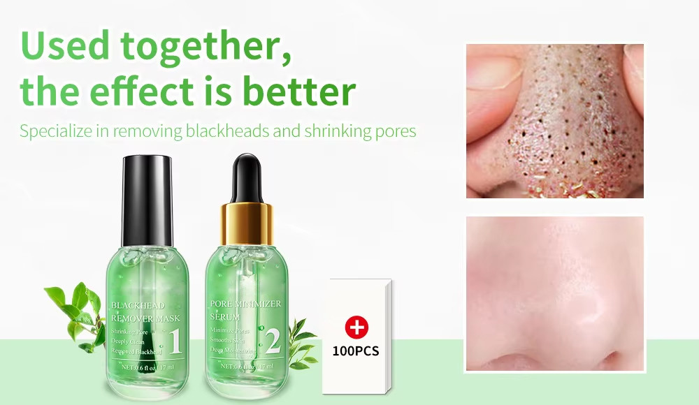 Blackhead Remover Face Serum Natural Organic Anti Aging Repair Skin Care Serum