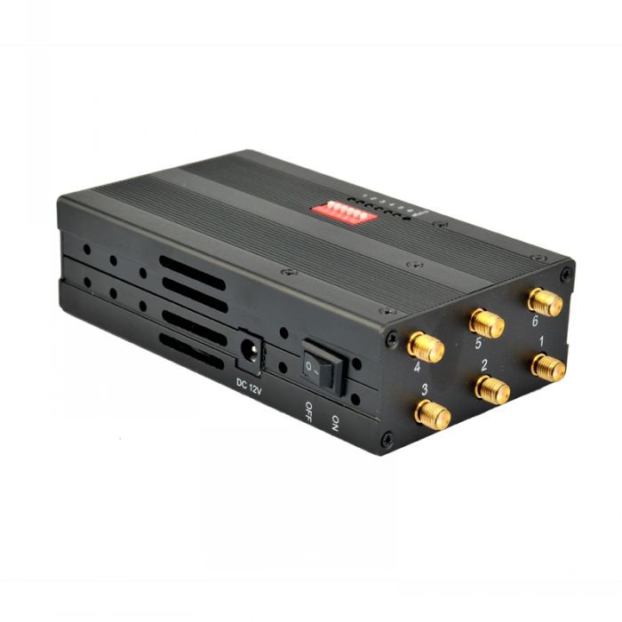 Handheld 8 Bands Cellular Signal Jammer UHF VHF Lojack Blocker 3-5M Range