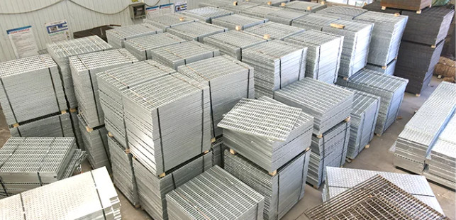 Low Carbon Steel Walkway Grating For Power Plant 25*3mm