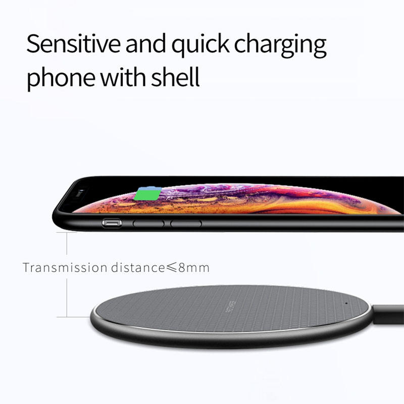 10w 110 KHz Smartphone Wireless Charging Pad For IPhone Android